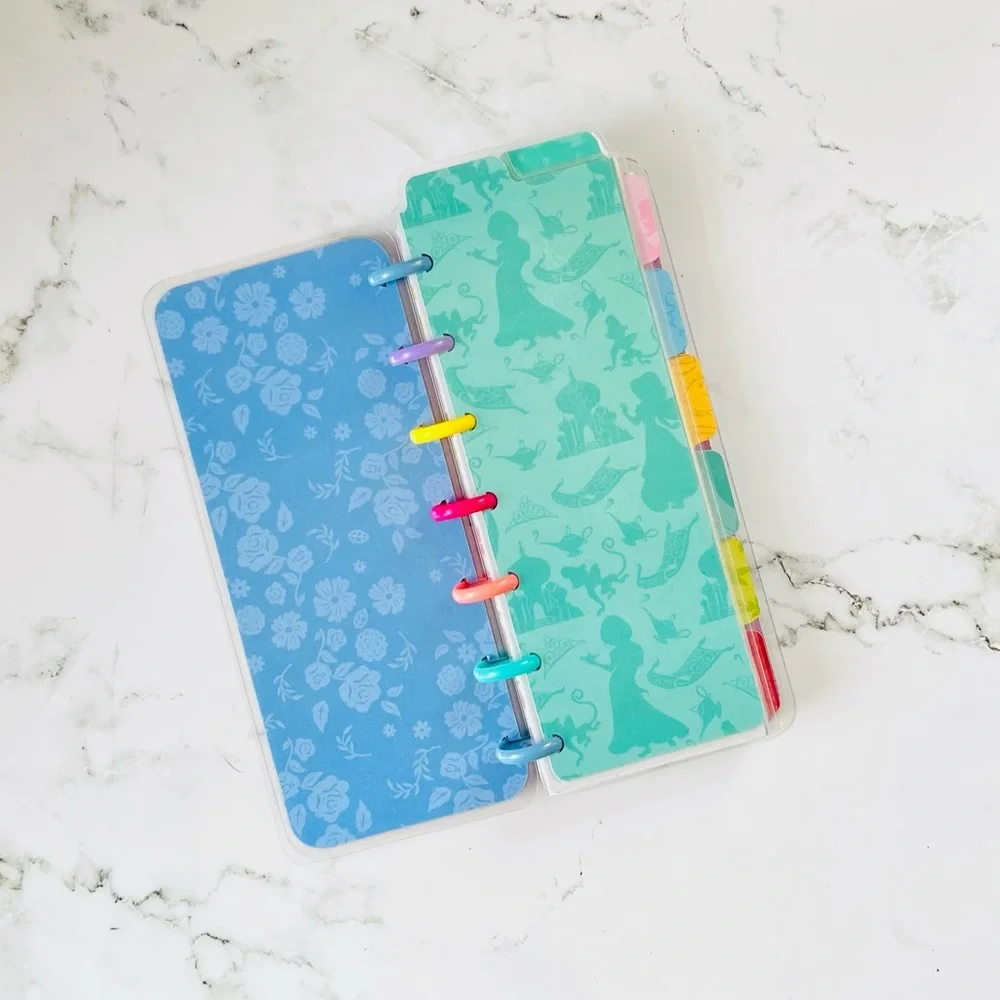 Disney Princess skinny mini happy planner size undated monthly and weekly layout